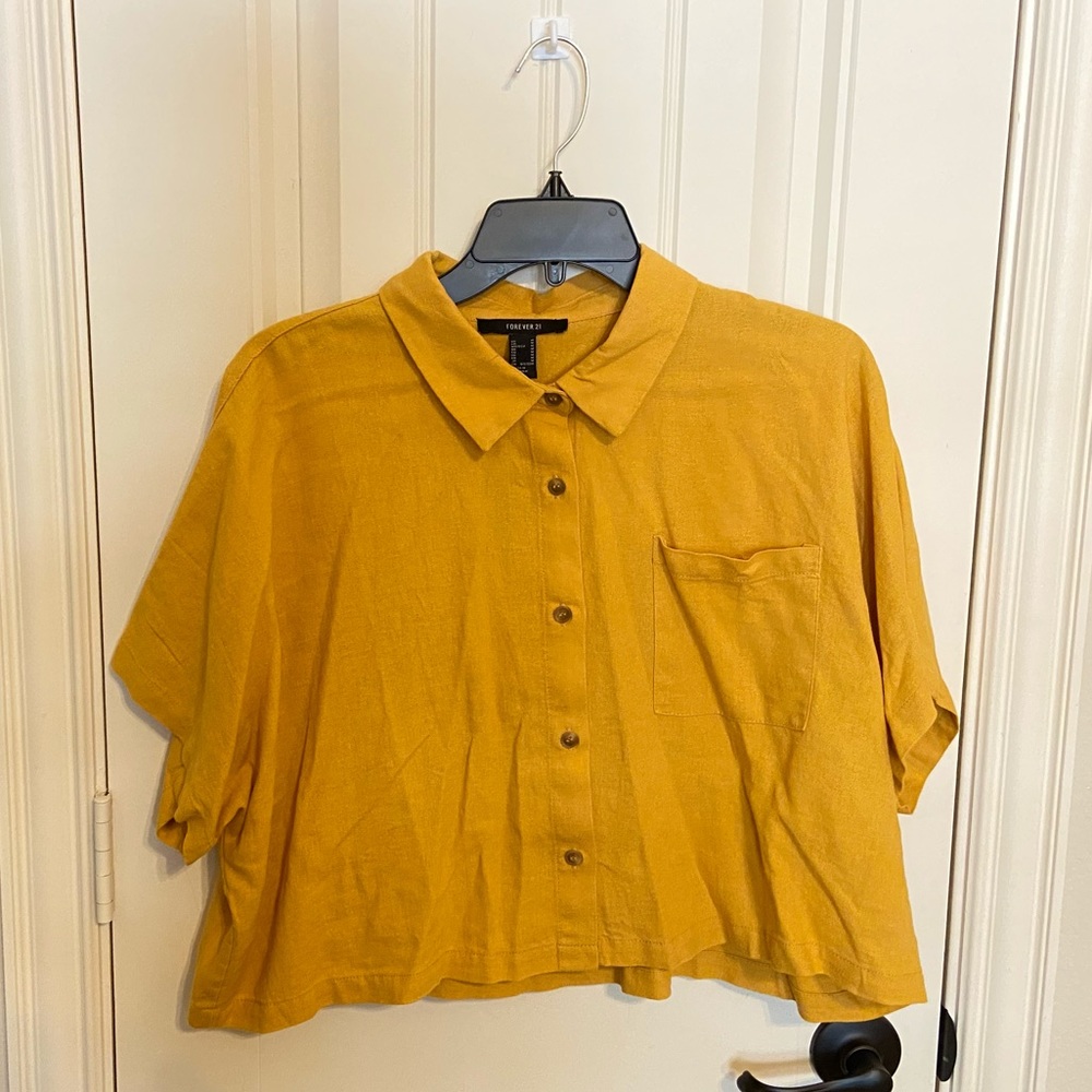 Button down crop top - Picture 2 of 7